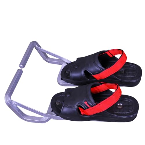 Image of 8 Meter Pole Climbing Shoes /Slippers - Heavy-Duty Footwear for Electrical, Supports Up to Anti-Slip Design for Maximum Safety and Comfort - widht Pole (3.4-4 inches) (Capacity - 700kg)