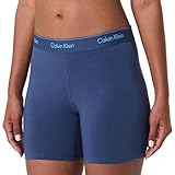 Calvin Klein Damen Boxer Brief Lv00Qf8528 Slip, Blue (Dark Denim), L