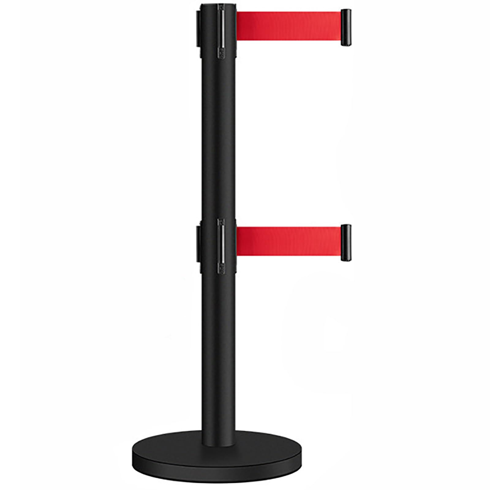 Poteau de file d'attente à sangle de 5m ultra stable pour grand public