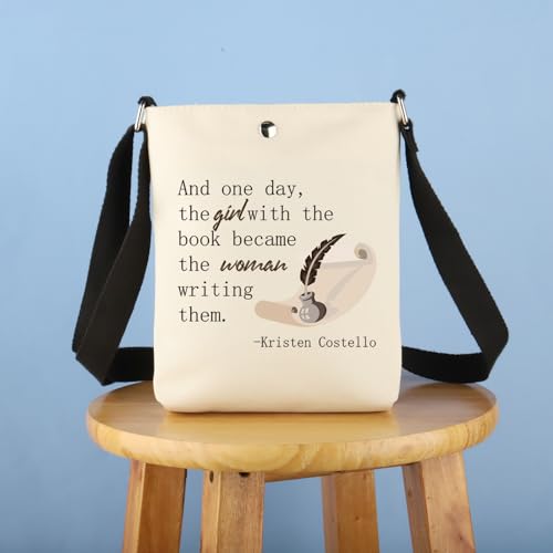 BDPWSS Writer Gifts For Women Creative Writing Gifts Future Author Novelist Gift Literary Gift Funny Writer Crossbody Bag3