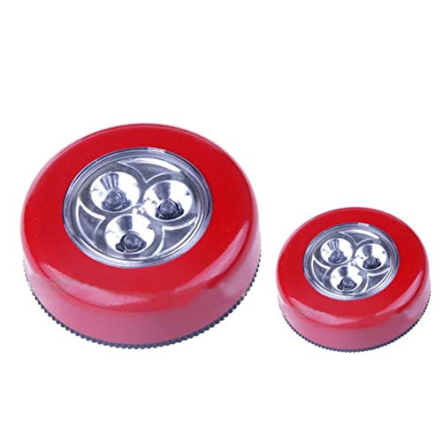Hihey lumière adhésive LED Touch Push Light Lampe autoportante Fixture Cabinet Lumière Downlight Cover