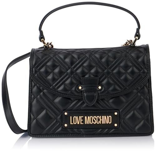 Facile da abbinare Love Moschino, BORSA A MANO Donna, Nero, Taglia unica