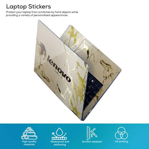 Image of DSGN 148 Full Body Laptop Skin Bubble-Free| Laminated| Removable| HD Quality Sticker for Laptops Upto 15.6 Inches Compatible with Lenovo