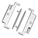 ZJchao Metal Watch Band Adapter Premium Connection for 18-22mm Smartwatches Stainless Steel Set (1 Pair)