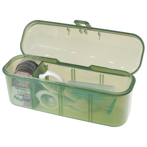 DIY Daily Contact Lens Organizer Case kit with Contact Lens Wearing Aids, Disposable Daily Contact Lens Eyelid Stretcher Remover & Tweezer Storage 6-24PCS lenses for Travel Outdoor Daily Colored Lens