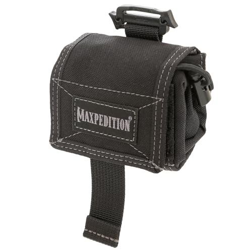 Maxpedition Rollypoly Folding Dump Pouch (Black) 9.4 inch