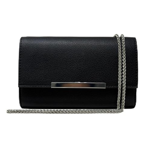 Image of AFKOMST Clutch Purses for Women Small Convertible Wristlet and Evening Bag | Vegan Leather, Fits 6.7-inch Phone /Passport, Versatile for Formal Events /Prom /Wedding /Cocktail /Night Out /Daily Use