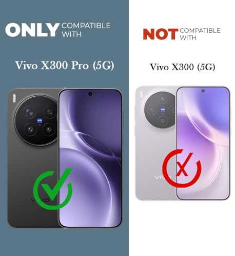 Image of Jkobi Shockproof Crystal-Clear Back Cover for Vivo X300 Pro (Magsafe Wireless Support | Drop & Camera Protection | Hard Polycarbonate)