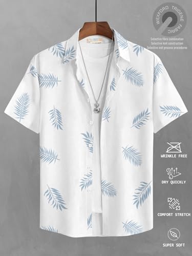 Image of BULLMER Trendy Regular Fit Printed Causal Shirt for Men - Pack of 1