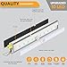 PeakPlus LED Motion Sensor Night Light, 3 Pack, Silver, 10 LED Battery Operated, Stick On Lights for Closet, Under Cabinet, Stairs, Kitchen, Indoor Use