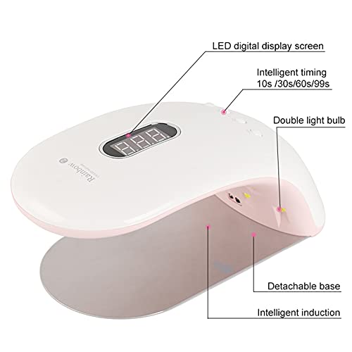 ZYC 36W Nageltrocknungswerkzeug für Nagelgelhärtung Sunrb2 Gel-Lack-Lampe für Nagel-UV-LED-Schnell-Trockenmaschine für… – Bild 2
