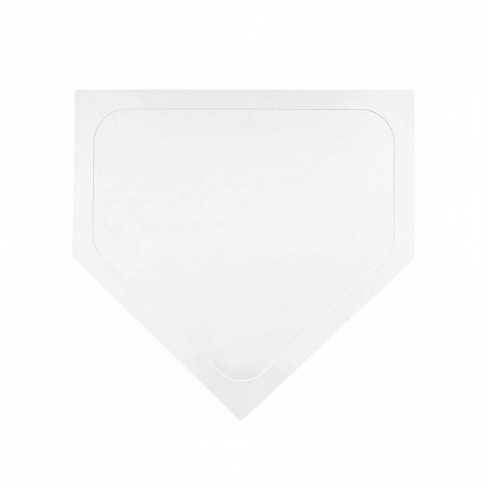 Baseball Plate Marker Portable Baseball Field Marker Plate Flat Design Sports Training Gear White | Training Aids | Soccer | Team Sports-image-49