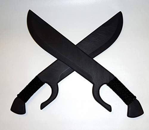 Training Polypropelene FMA Butterfly Wushu Sword Pair Kung Fu Pra...