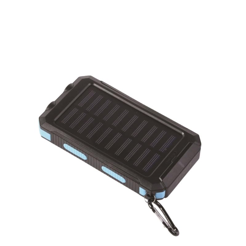 Image of Waterproof Solar Power Bank 20000mAh with Compass and Dual USB Ports Ultra Thin Design