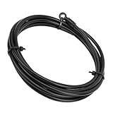 Kit de Cable de Manguera de Freno de Disco Raulic de Mesa Negro de 2M para Bicicleta de Montaña SLX/XT, Tubo de Freno de Disco DIY para Bicicleta de Montaña (BLACK)
