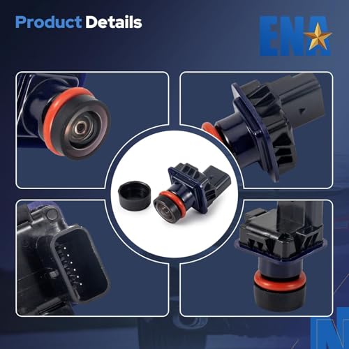 Image of ENA Backup Camera Replacement for DA1Z19G490-A, 592-017, EA1Z19G490A Compatible with Lincoln 2013 2014 2015 MKX V6 3.7L Park Assist Camera