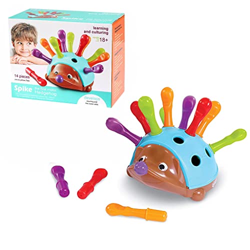 Image of PATPAT� Creative Toy Pull Out Toy Hedgehog Toys for Kids Spike The Fine Motor Hedgehog, Fine Motor and Sensory Toy, Toys for Babies, Educational Toys for Kids, for Baby Ages 18 Months+