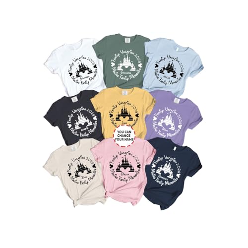 Image of Personalized Family Trip Shirts 2026 - Matching Vacation Shirts - Custom T-Shirts - Family Matching Outfit