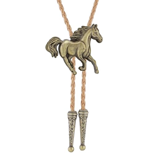 Image of Jeilwiy Bolo Tie for Men, Western Bolero Tie Cowboy Ties Native American Cowgirl Bolo Tie Accessories for Men Women