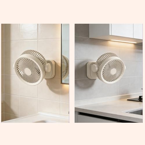 Ventilateur de table à écran digital et 6 vitesses pour chambre