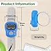 WEIMELTOY Tally Counter 10pc Electronic Finger Counter Digtal Clicker Counter 5 Digit LCD Counting for Knitting/Golf/Coaching/Goods Counting/Lap Etc