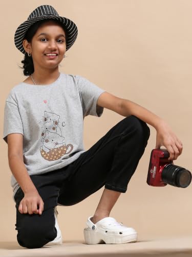 Image of Girls T-Shirt | Red Label Compact Cotton
