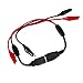 Produktbild Ccylez Doppelclip, USB-Clips-Kabel Steckerbuchse zum USB-Leitungsdetektor Spannungskapazitätstester, elektrisches Zubehör, Prüfkabel
