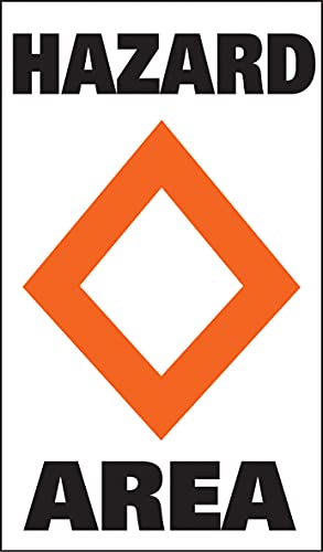 Taylor Made Products 46187 Sur-Mark Marker Buoy Label (Hazard),Orange & White