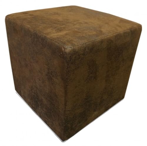 Kubus I Sitzwürfel Hocker Kunstleder Sitzhocker 45x45x45 cm...