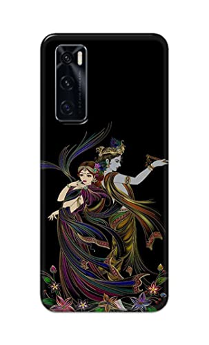 Image of Lord Radha and Krishna Hard Back Case Cover for Vivo V20 SE Back Cover -(J5) VNS2223
