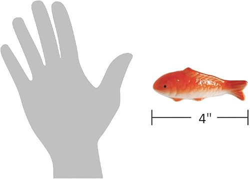 Miniatura 2 de Juego de 2 figuras flotantes de peces Koi surtidos de 4 pulgadas de Creative Co-Op