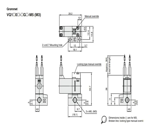 Électrovanne VQ110-5LB pour automatiser une ligne d'assemblage