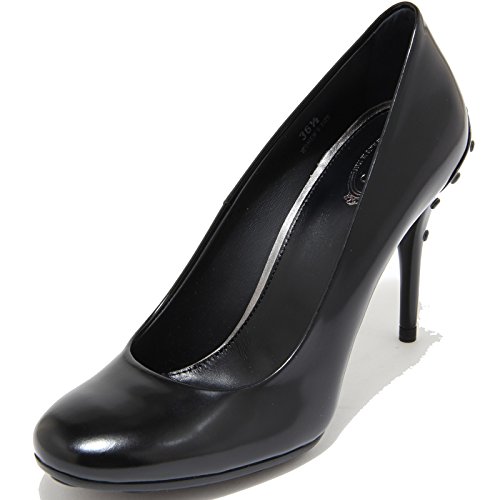 Decollete Nero Gomma T105 Tod's escarpins confortables à talon haut