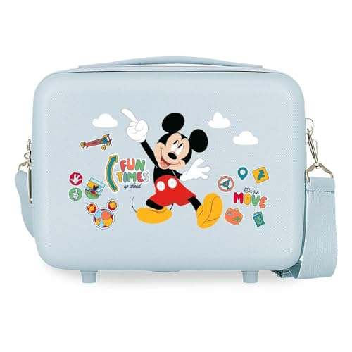 Joumma Disney Mickey Fun Times Nececer Adaptable Azul 29x21x15 cms Rígido ABS 9,1L 0,8 kgs