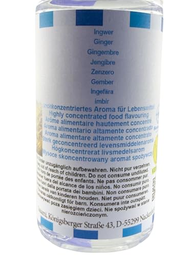 Gingembre arôme concentré Sasami 100 ml formule pure vegan