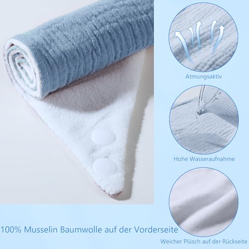 Kewlife gift Lätzchen Baby Musselin Dreieckstuch Baby Halstuch Verstellbare für Junge und Mädchen