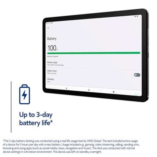 Image of Nokia T21 | Android 12 | 10.4 inch Screen | Tablet | US Version | 4 /64GB | 8MP Camera | Charcoal