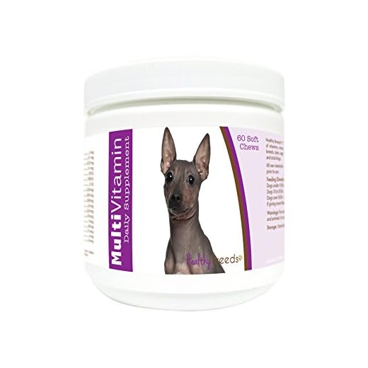 Healthy Breeds American Hairless Terrier Multi-Vitamin Soft Chews 60 Count