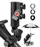 TS Golf Umbrella Holder Motocaddy / Powakaddy adjustable golf umbrella holder fits all Models | Universal motocaddy / powakaddy umbrella holder | golf cart accessories | golf trolley umbrella holder