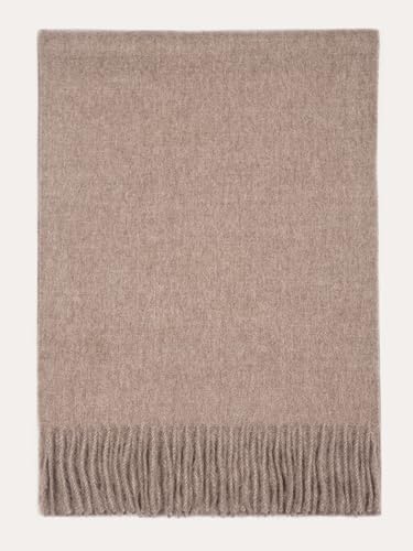 Pure Alpaca Wool Scarves for Women & Men | Undyed, Natural, Hypoallergenic, Soft, Warm & Resilient | Gift for Him & Her2