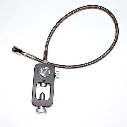 Outdoor Guy Scuba Refill Station for Filling Air Tanks from a Scuba Cylinder Stainless Steel Braided Hose 4500psi (24)