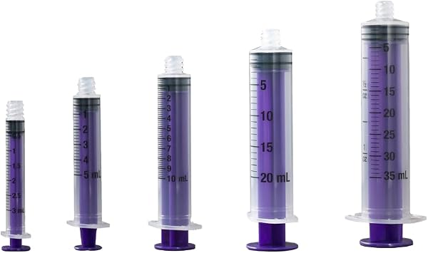 Vesco Medical ENFIT Standard Tip Syringes, 60ML (10)
