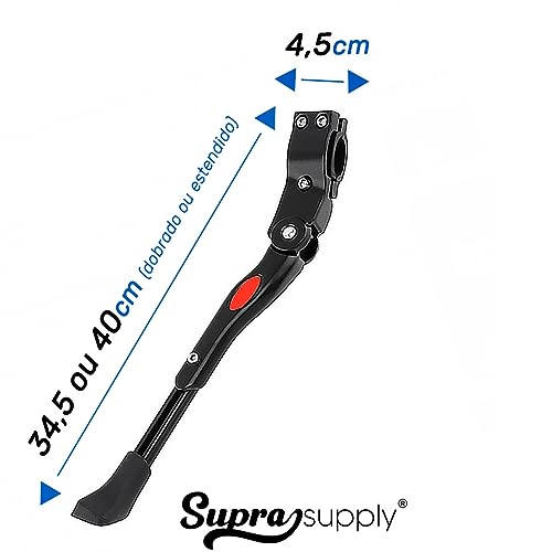 Descanso Pezinho Lateral De Biciccleta BMX MTB para Aro 20 ao 29 de Borracha e Alumínio Ultra Reforç