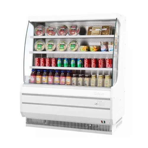 Turbo Air Horizontal Slim Open Display Cold Food & Beverage Grab & Go Merchandiser for Convenience Stores and Super Markets