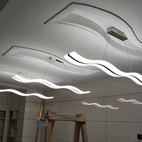 Lampe table à manger LED dimmable à hauteur réglable avec télécommande - 3