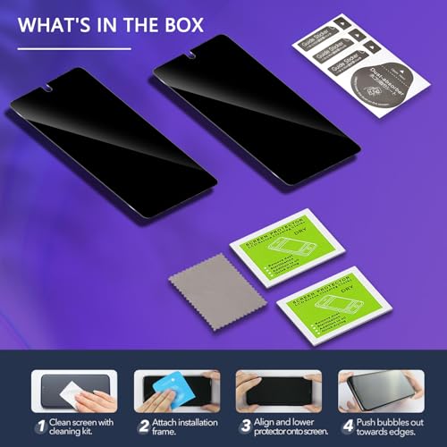 ELYCO Sichtschutz Schutzfolie für Samsung Galaxy S20 FE für Panzerglas, 2 Stück Anti-Spy Sichtschutzfolie, Sichtschutz Panzer Schutz Glas, Privacy Displayschutz, 9H Härte, Kratzfest, Blasenfrei