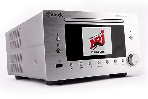 Block MHF-900 Solo CD-Internet-Receiver Mikroanlage (Farbe: saphirschwarz)