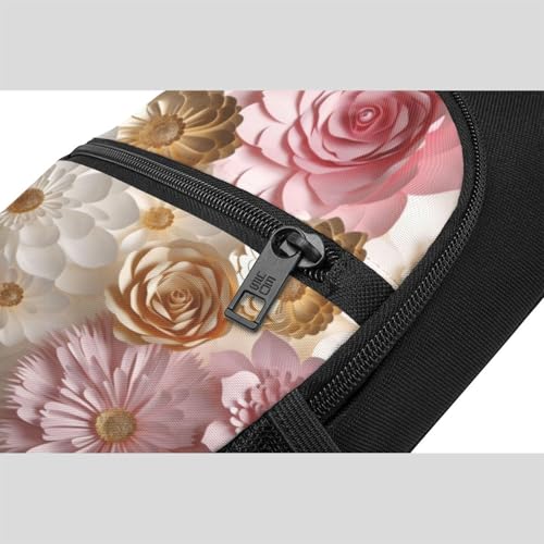 Sac à dos bandoulière à motif papillons violets stylé et compact