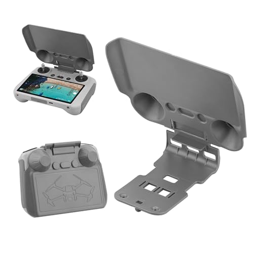 Wtohoby Mini 3 Pro 2 in 1 Sun Hood, RC Joysticks Protector Sunshade for DJI Mini 3 Pro/Mini 3/Air 2S/Mavic 3 Classic/Mavic 3 Pro RC Remote Controller Full Screen Protective Accessories