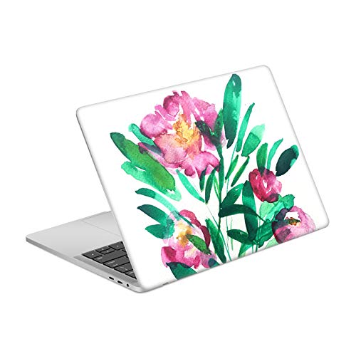 Autocollant MacBook Pro 13 fin et résistant | Motif fleurs florales pivoines